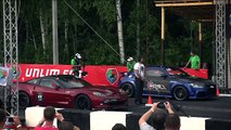 Audi TT RS vs Chevrolet Corvette ZR1 vs BMW M6 F13 on 1 km
