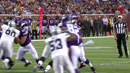Preseason Week 2: Raiders vs. Vikings highlights