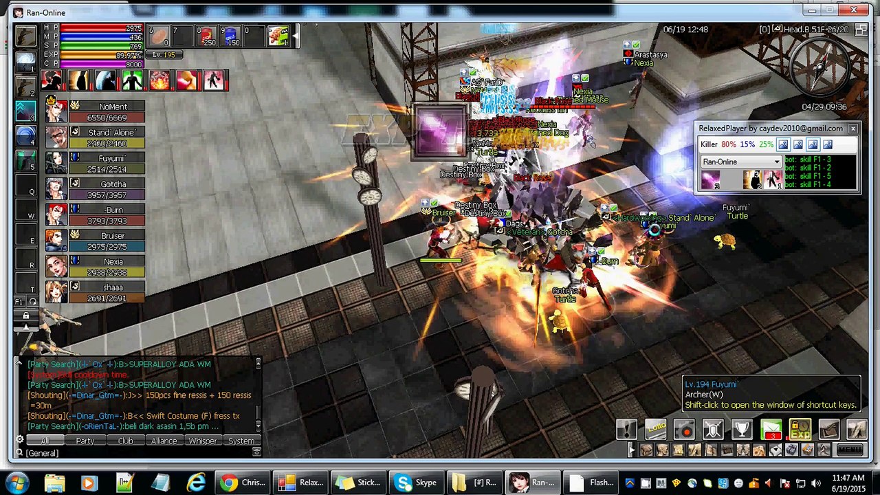 Ran Online GS Auto-Skiller