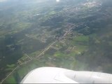 Bird sucked into the engine of an  airplane .