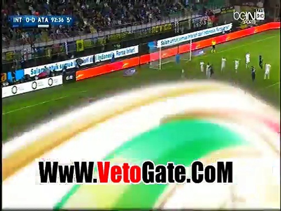 انتر ميلان يفوز بهدف قاتل امام أتلانتا بأفتتاح الدورى الايطالى