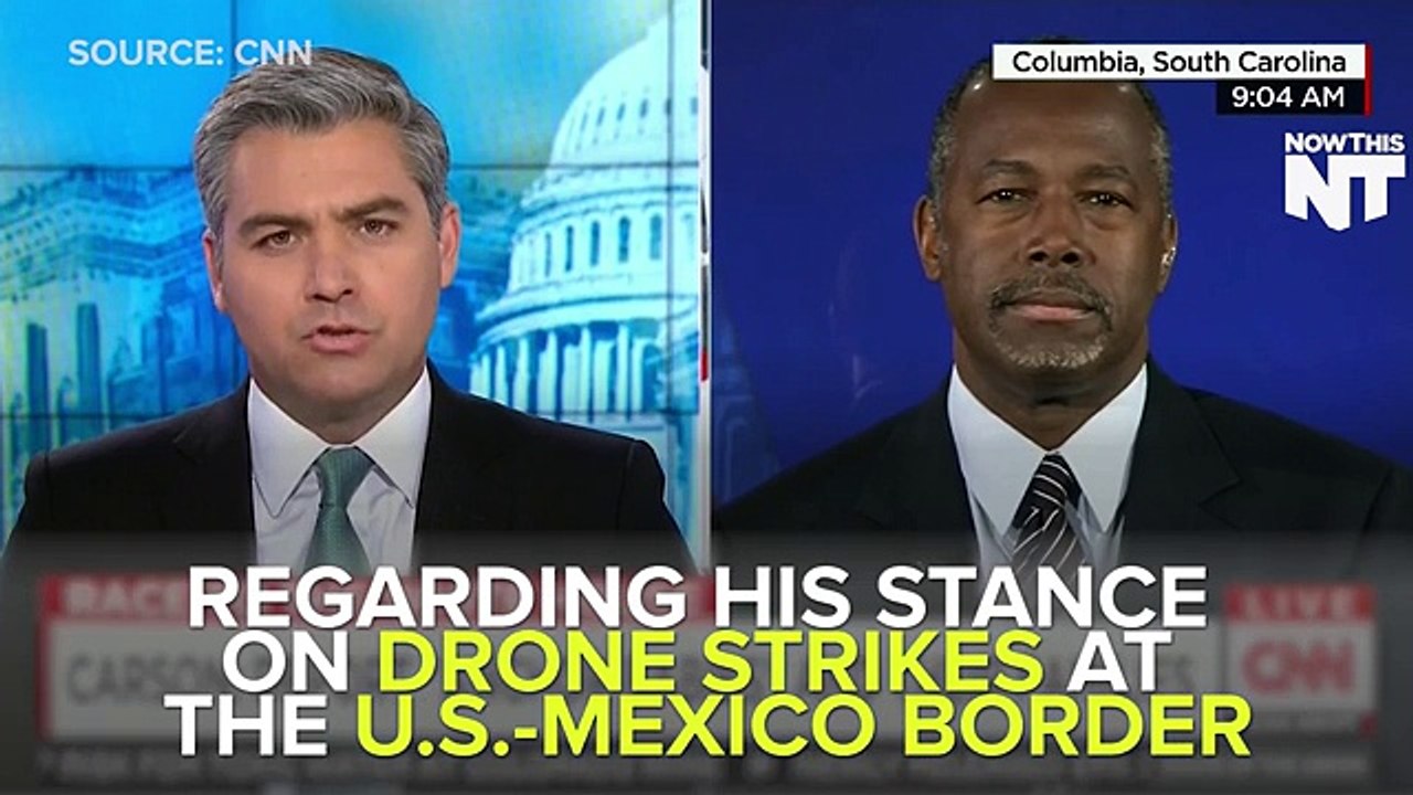Ben Carson Mumbles About Borders, Caves, And Drones In CNN Interview