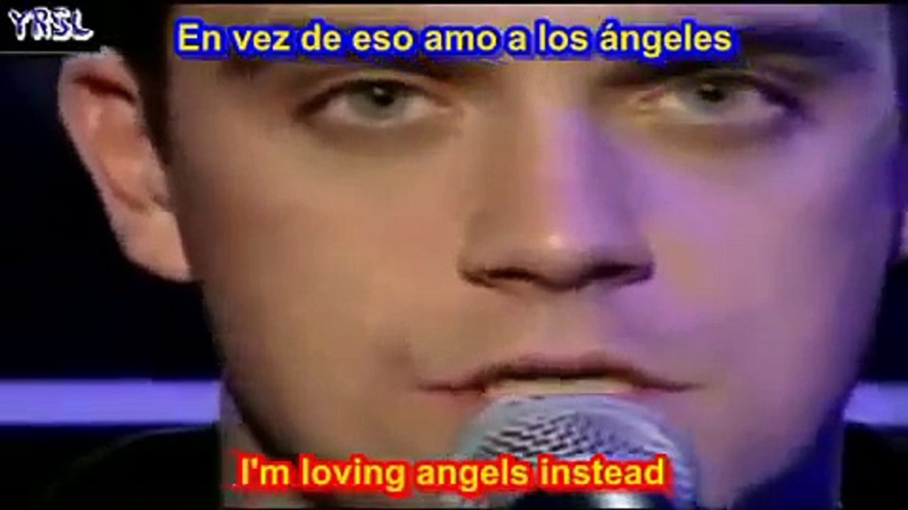 Angels     Robbie Williams  SUBTITULADO EN ESPAÑOL  INGLES LYRICS SUB LETRAS