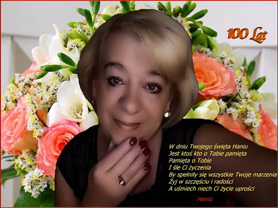 Wszystkiego Najlepszego Haniu.