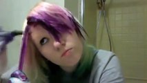Splat purple hair dye