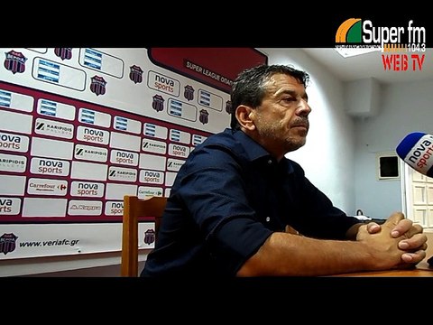 ΔΗΛΩΣΕΙΣ ΠΕΤΡΑΚΗΣ ΒΕΡΟΙΑ-ΠΑΣ ΓΙΑΝΝΙΝΑ 1-1