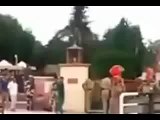 Indian Soldier Falls during Parade at Wagha Border On 14 August 2015