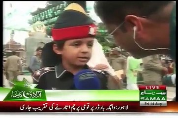 Youngest Ranger Jawaan At Wagah Border For Parade