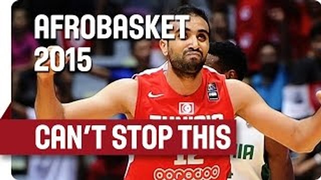 Ben Romdhane Sets Up Mejri for the Alley-Oop! - AfroBasket 2015