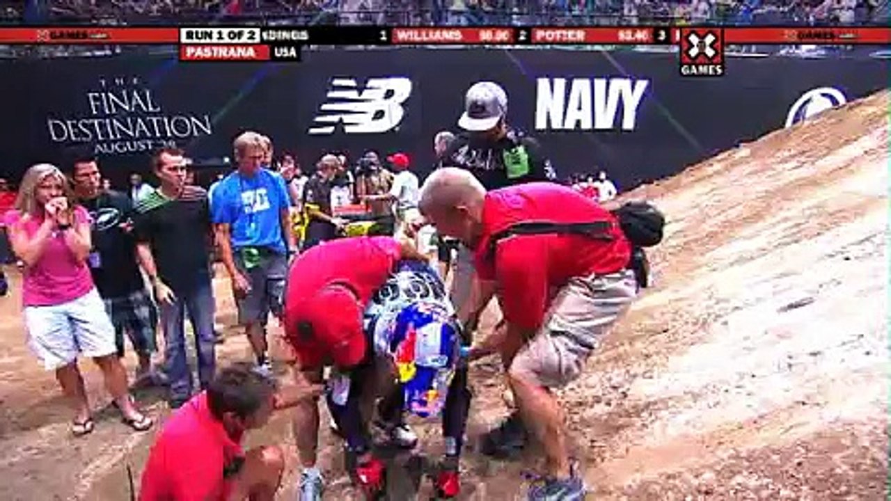 Travis Pastrana Backflip 360 (Toilet Paper Roll) X Games 15