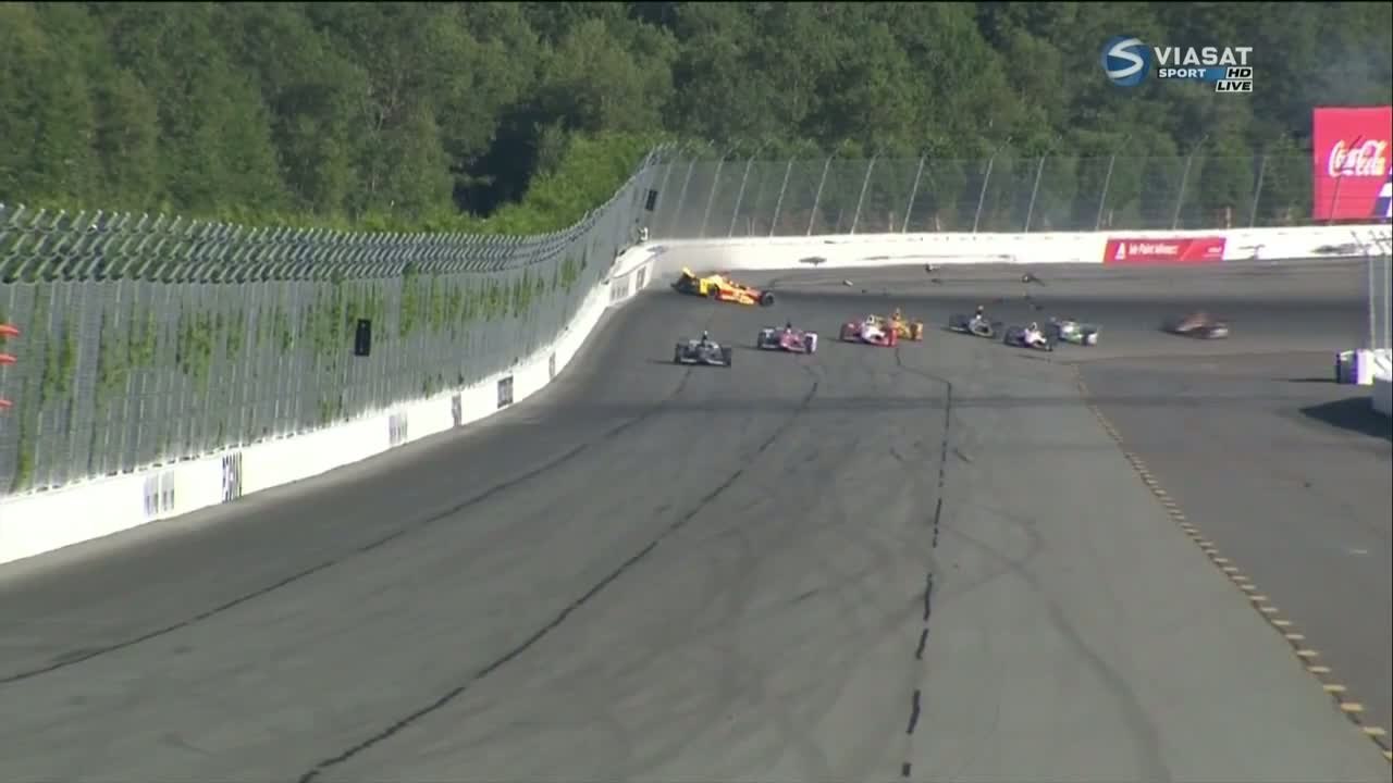 Wilson Fatal Crash 2015 Indy Car Pocono