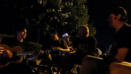 Dean Z and friends sing 'You're Right I'm Left' Elvis Week vigil 2015