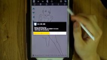 How to draw girl character (android app: Character Maker & Sketchbook Pro)