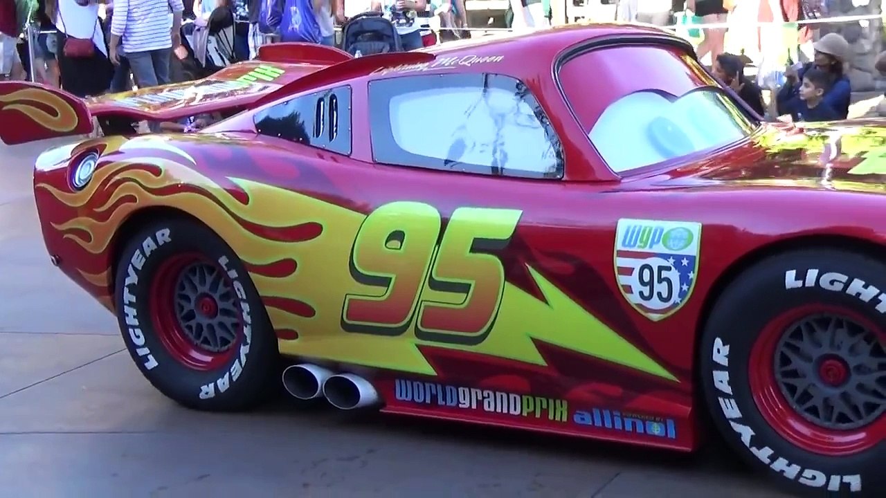 Pixar Cars Lightning McQueen and Mater has a Dream of Cars Land California