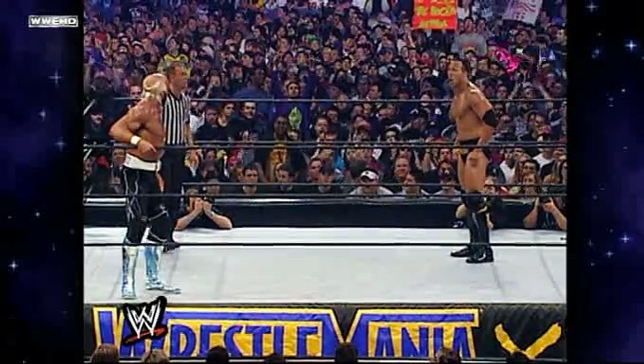 The Rock vs. Hollywood Hulk Hogan- WWF WrestleMania X8 (FULL MATCH)