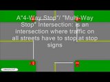 Who Has The Right Of Way At A All Way Stop/ Multi Way/ 4 Way Learn Traffic Signs Rules Of The Road