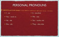 Ingles Para iniciantes - Passo 1 - Subject Pronouns