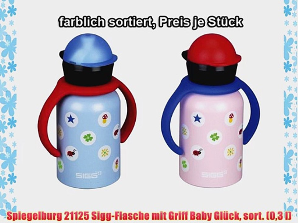 Spiegelburg 21125 Sigg-Flasche mit Griff Baby Gl?ck sort. (03 l)