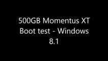 Seagate Momentus XT 500GB boot test - Windows 8.1