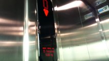 Amazing 2012s KONE MonoSpace MRL Scenic Traction Elevator @Bassam Office Building - Brest France