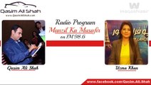 Uzma  Khan with Qasim Ali Shah on FM 98     (waqas)