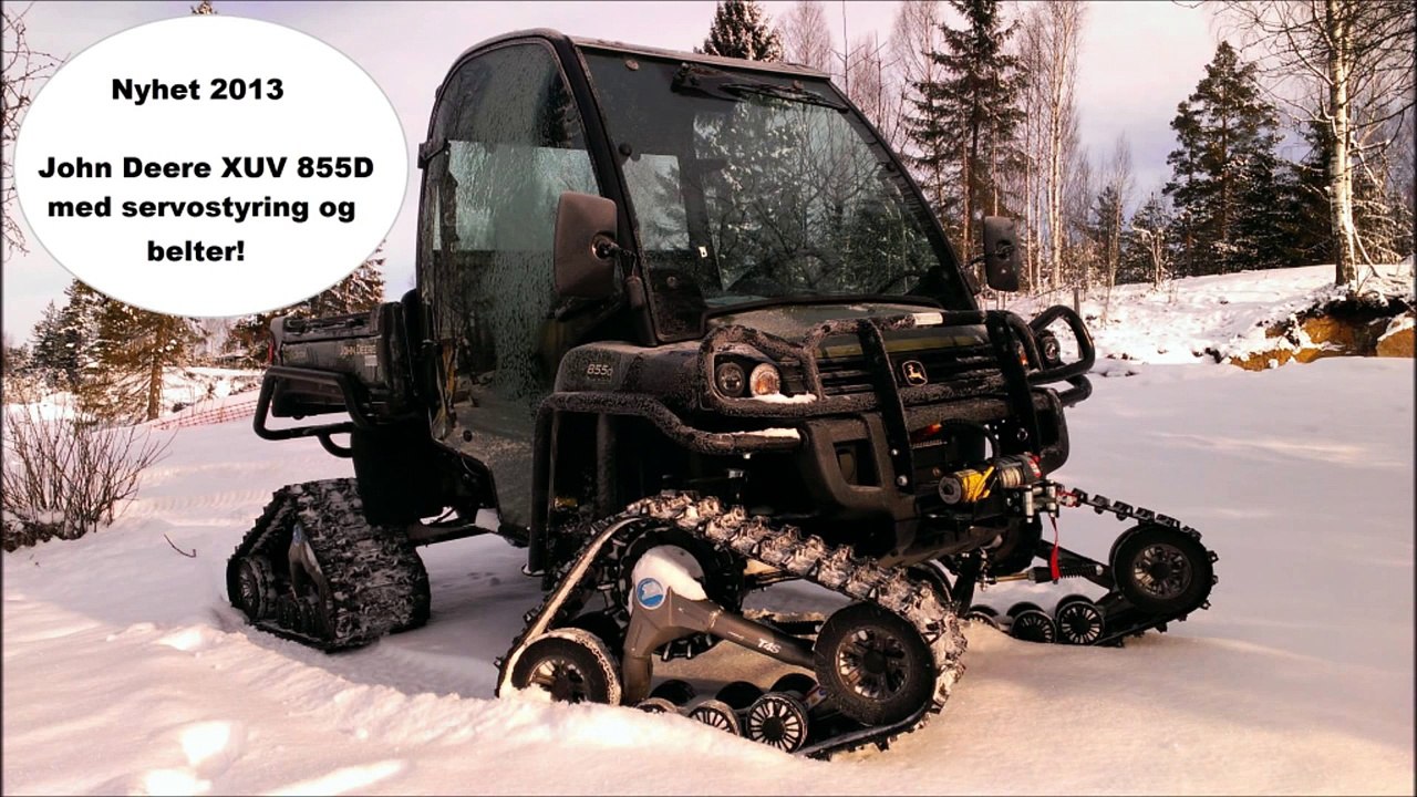 John Deere Gator XUV 855D med belter