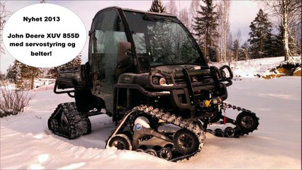 John Deere Gator XUV 855D med belter