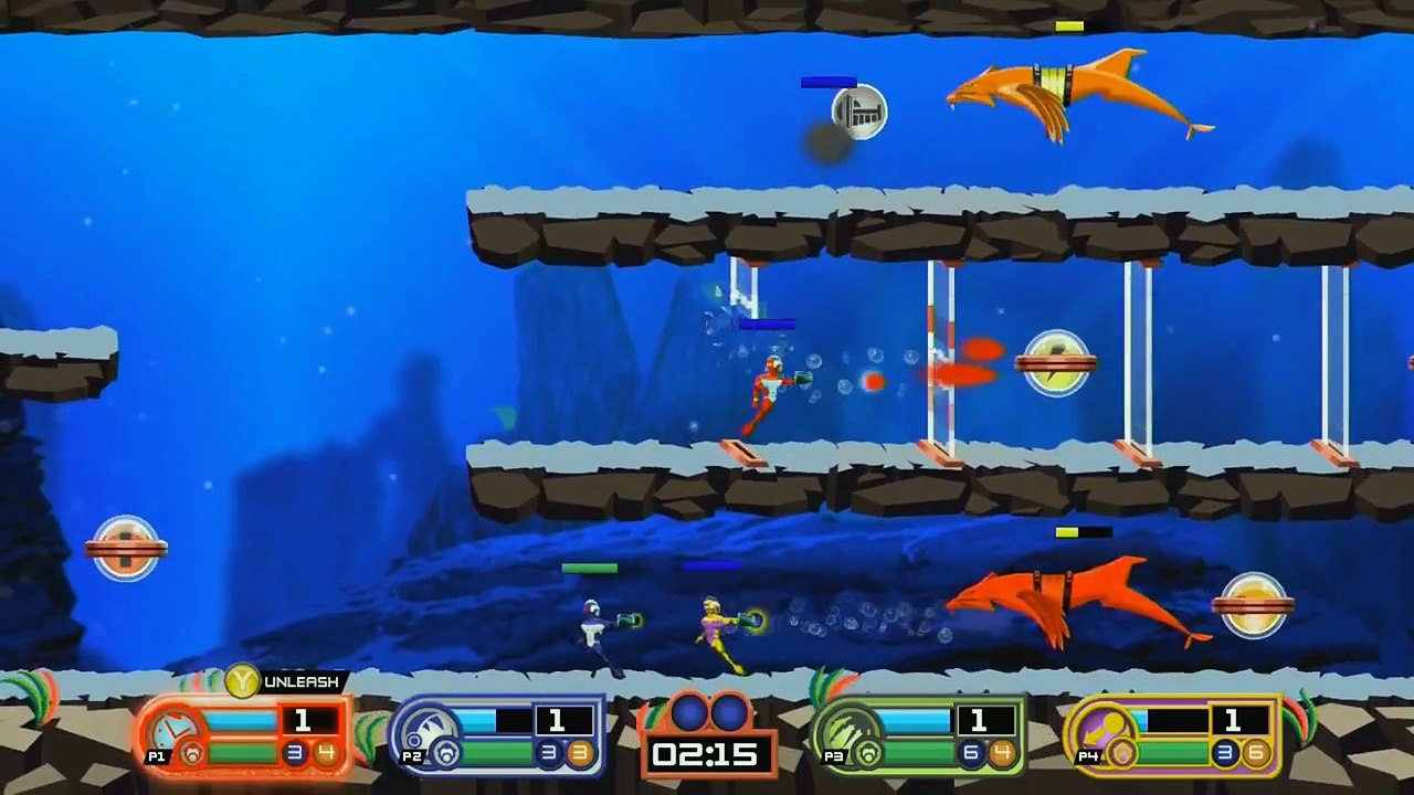 Swimsanity : Underwater Brawler  (VITA) - Trailer gameplay pré-alpha