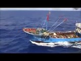 Raw Video - Chinese Trawler Colliding with Japanese Warship/Patrol Vessel
