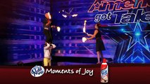 Moments of Joy Fire Jugglers Dancers More Wow the Judges Americas Got Talent 2014