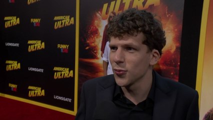 Jesse Eisenberg Talks About Kristen Stewart At Premiere
