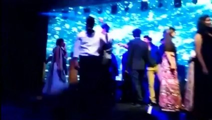 Allu Arjun Dancing at the Mega Star 60th Birthday