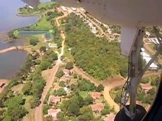 Landing at Soroako, South Sulawesi, Indonesia