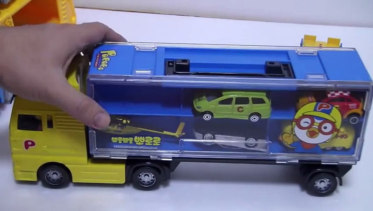 또봇 뽀로로 타요 캐리어카 장난감 Tobot Tayo Pororo Car Carrier Toys  Toys Мультфильмы про машинки