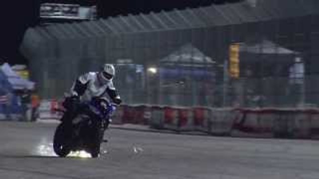 RED BULL BIKE STUN... HD..3D amazing bike stunts on YAMAHA R6 unbelievable must watch video