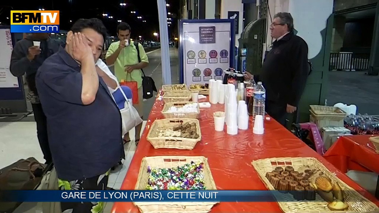 Inondations: nuit de galère dans les gares et les trains