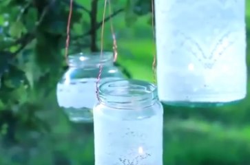 Reçel Kavanozlarından Fener Yapımı