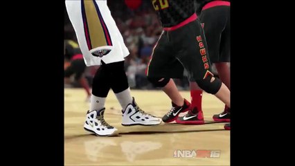 Le gameplay d'Anthony Davis dans NBA 2K16