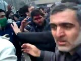 Exclusive: Iran 27 Dec 09 Tehran on People taking over a police station