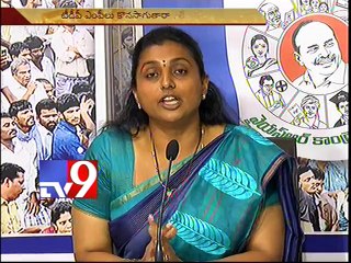 YSRC Roja questions Chandrababu over AP special status