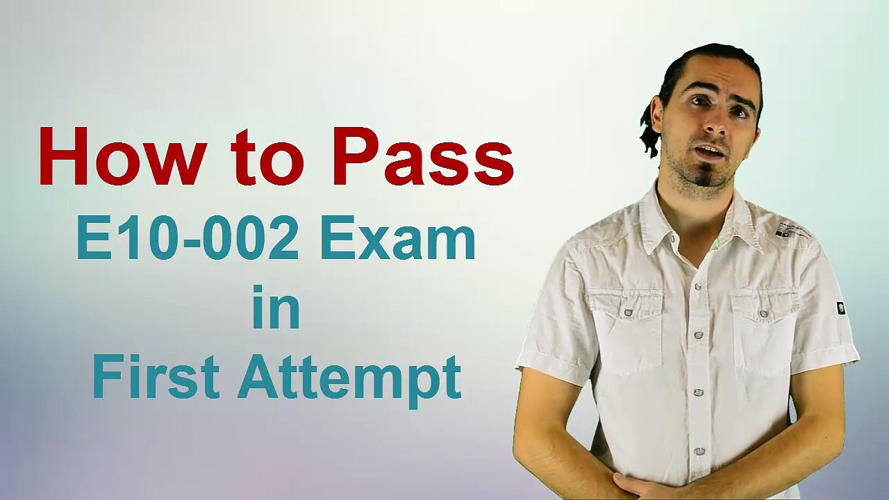 EMC E10-002 - Cloud Infrastructure and Services Exam Version 2 Exam