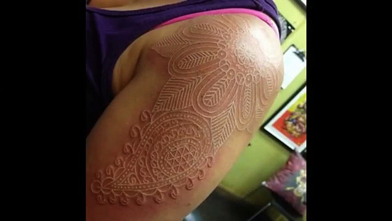 Amazing White Ink Tattoos