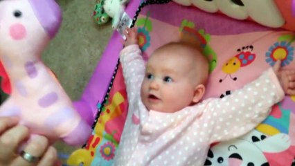 Does this cuteness happen across all baby species Reminds us of that kitten being tickled