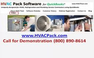 HVAC Service Scheduling Dispatch Software for QuickBooks - Service Tab