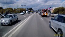 Moskova’da ambulansa yol vermeyen sürücüye 2 gün hapis cezası
