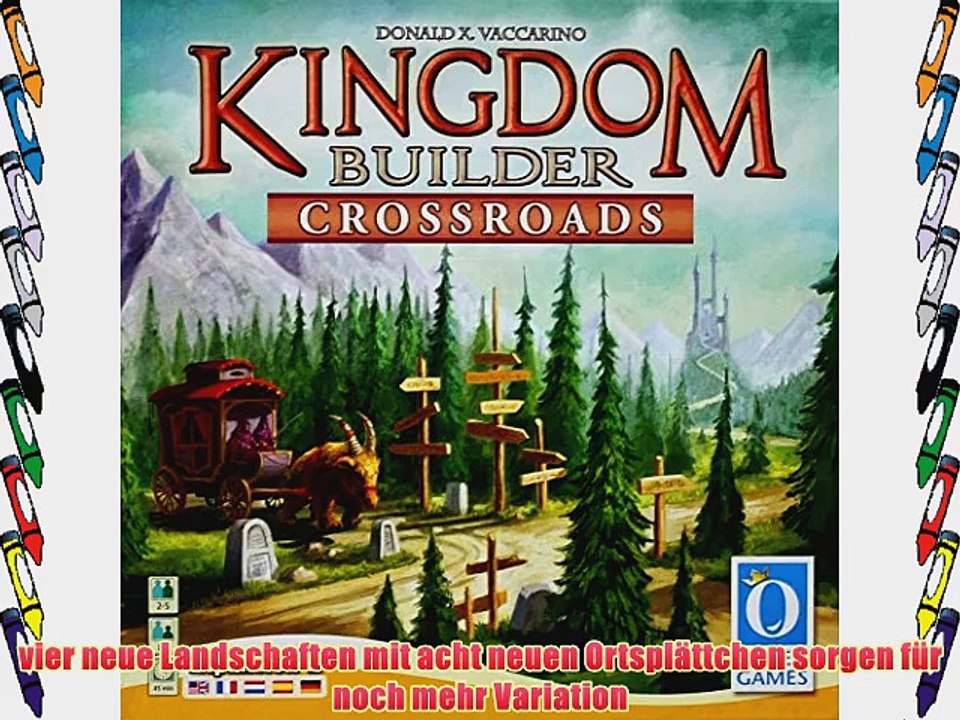 Queen Games 61081 - Kingdom Builder Erweiterung 2: Crossroads Brettspiel