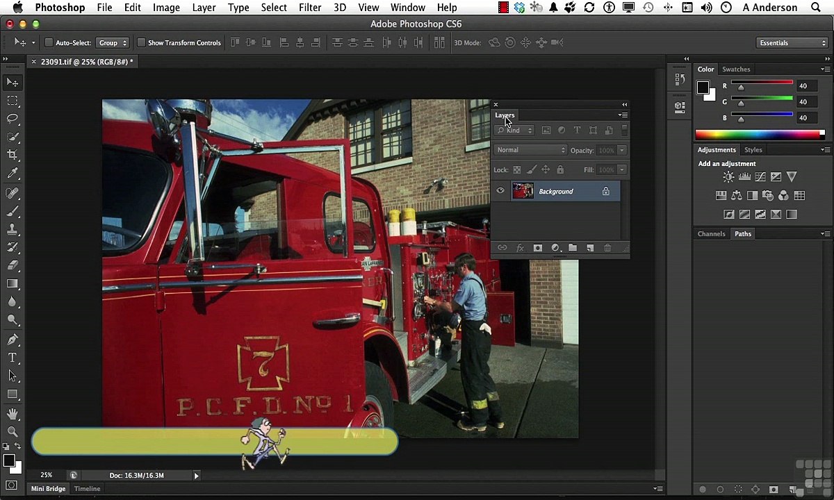 PhotoShop - Using Screen Modes And The Tab Key - 03-08