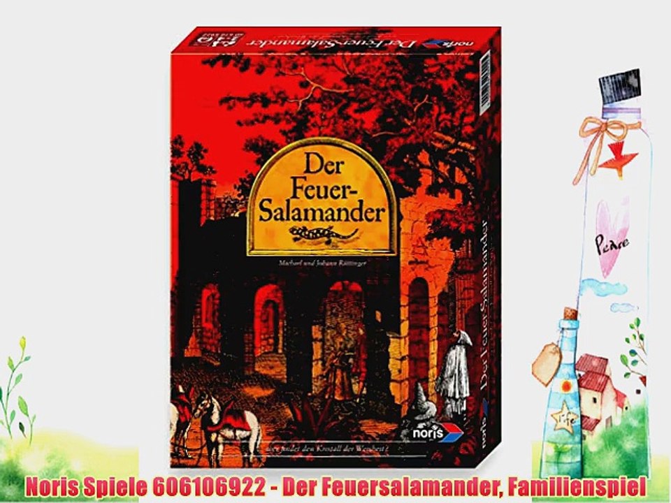 Noris Spiele 606106922 - Der Feuersalamander Familienspiel