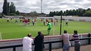 Borehamwood Cheeky Free Kick v Arsenal