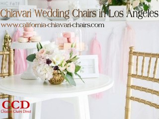 Chiavari Wedding Chairs in Los Angeles